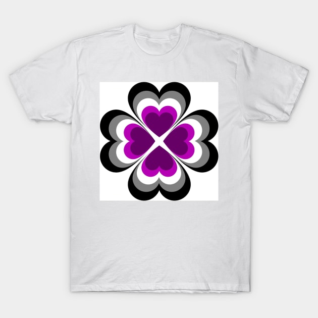 Ace clover hearts T-Shirt by Annka47